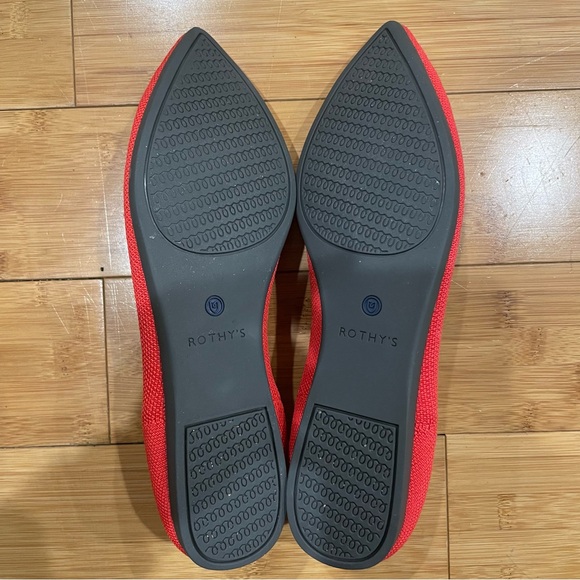 Rothy's The Point Flat - Red - Picture 8 of 10